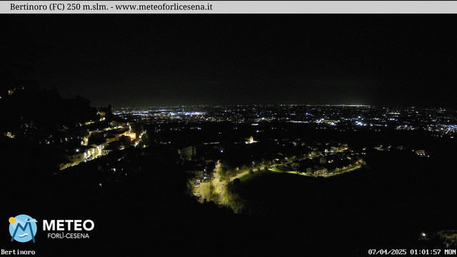 time-lapse frame, Bertinoro webcam