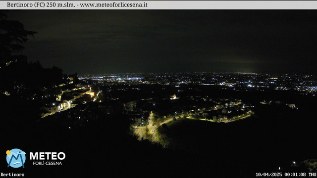 time-lapse frame, Bertinoro webcam