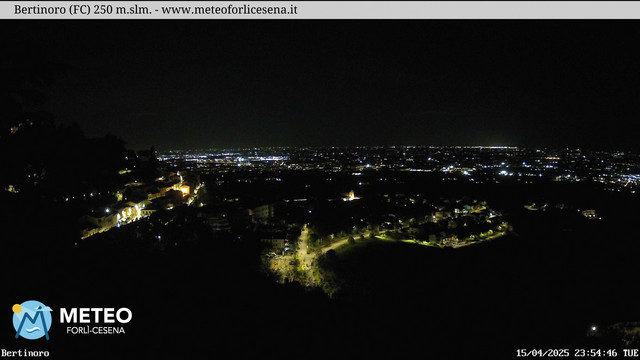 time-lapse frame, Bertinoro webcam
