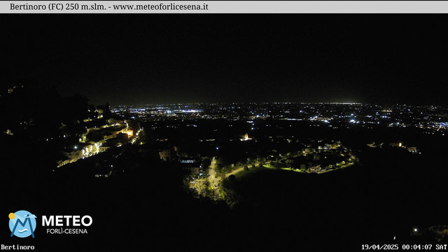time-lapse frame, Bertinoro webcam
