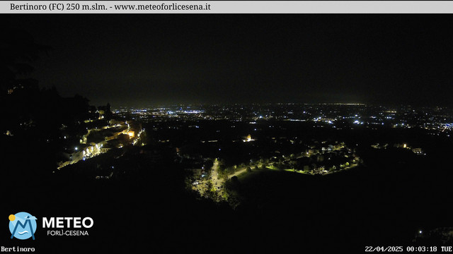 time-lapse frame, Bertinoro webcam