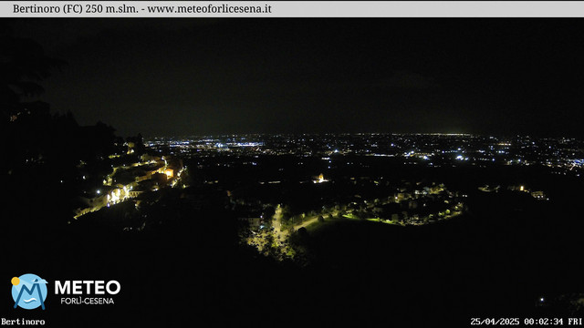 time-lapse frame, Bertinoro webcam