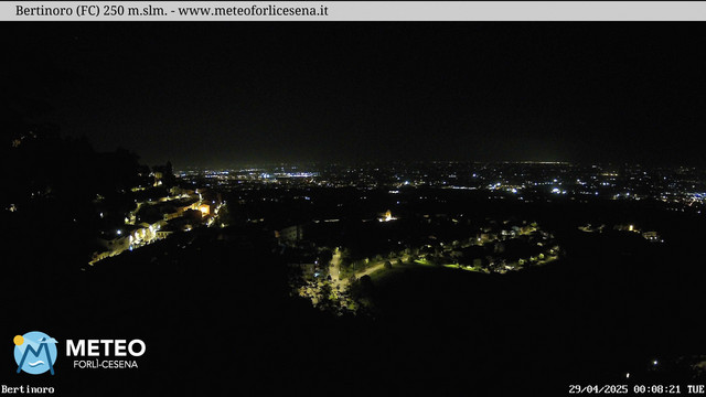 time-lapse frame, Bertinoro webcam