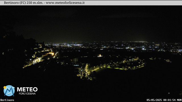 time-lapse frame, Bertinoro webcam