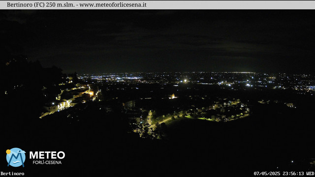 time-lapse frame, Bertinoro webcam
