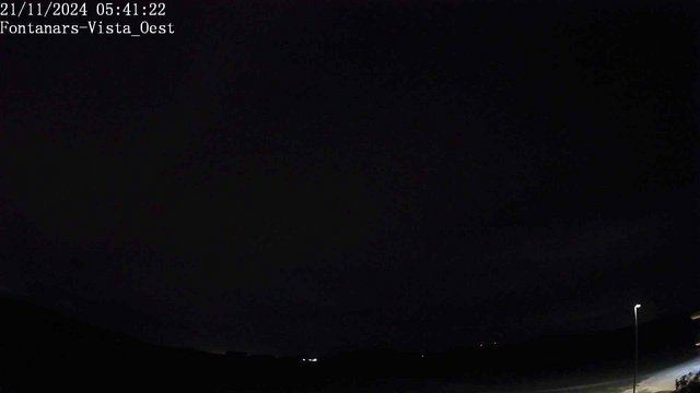 time-lapse frame, Fontanars webcam