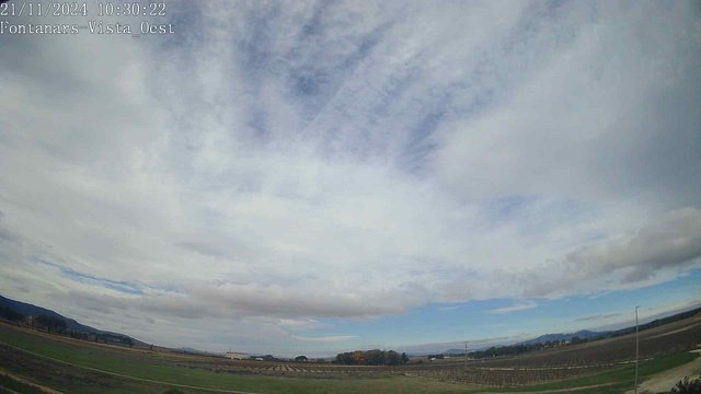 time-lapse frame, Fontanars webcam