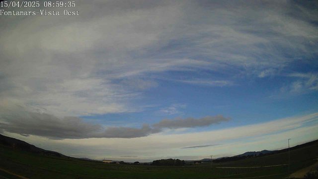 time-lapse frame, Fontanars webcam