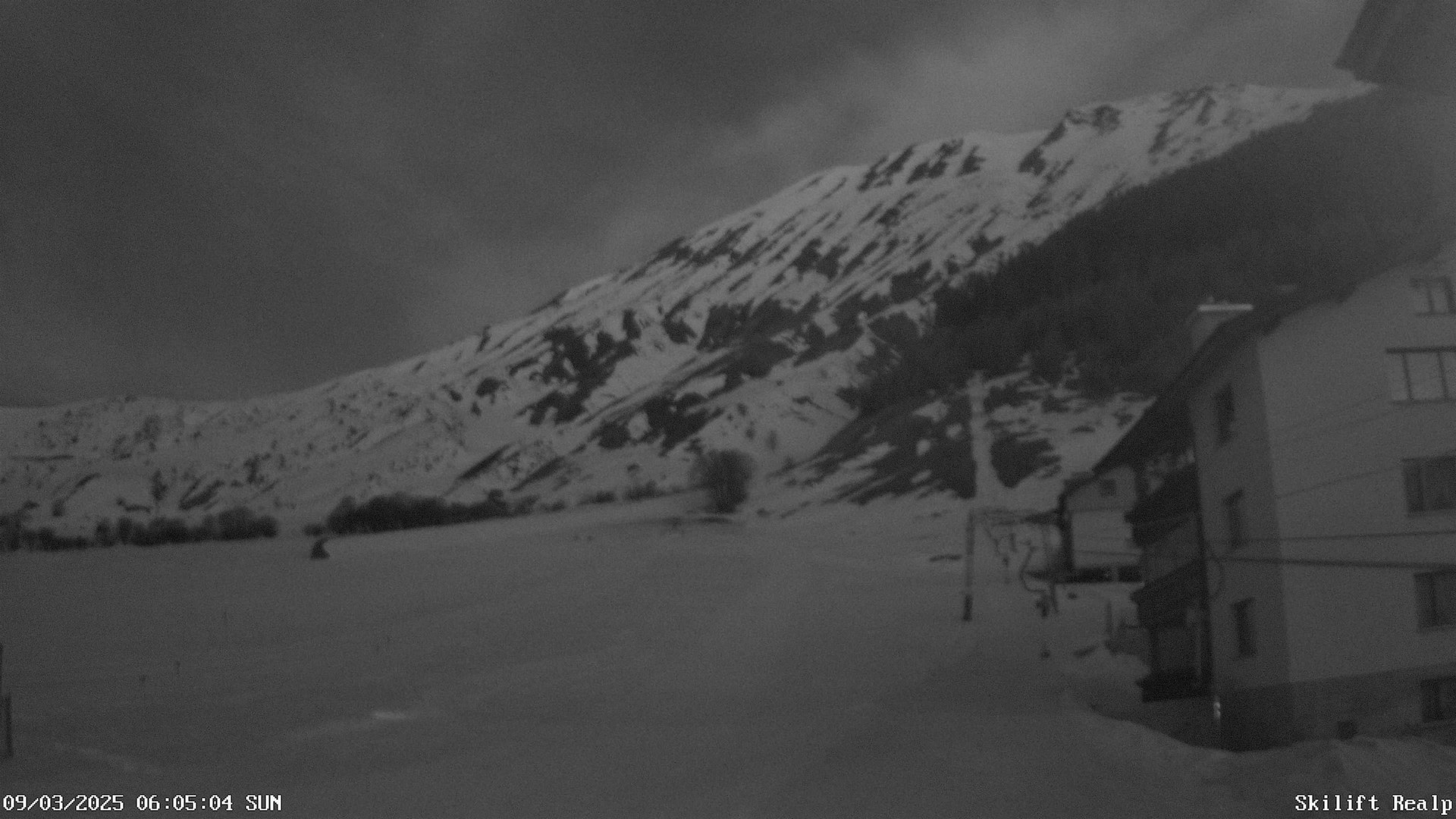 time-lapse frame, Skilift Realp webcam