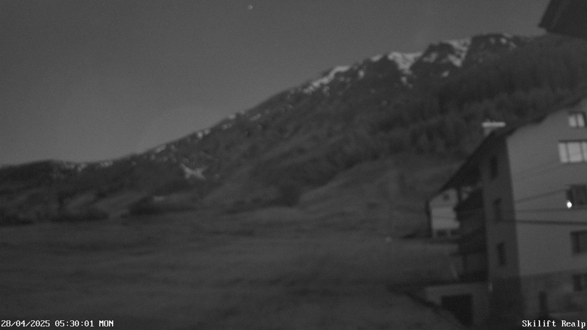 time-lapse frame, Skilift Realp webcam