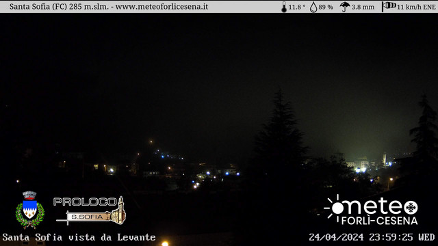 time-lapse frame, Santa Sofia webcam