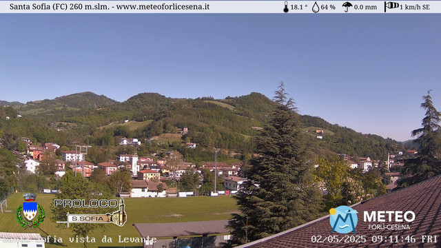 time-lapse frame, Santa Sofia webcam