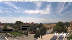 view from Savignano sul Rubicone on 2024-07-24