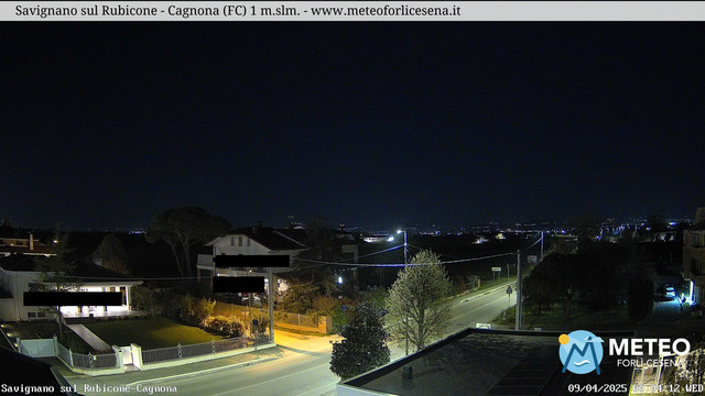 time-lapse frame, Savignano sul Rubicone webcam