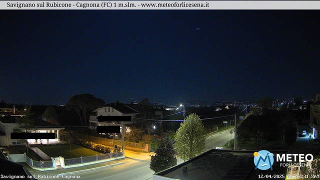 time-lapse frame, Savignano sul Rubicone webcam
