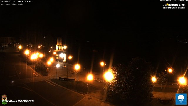 time-lapse frame, Verbania webcam