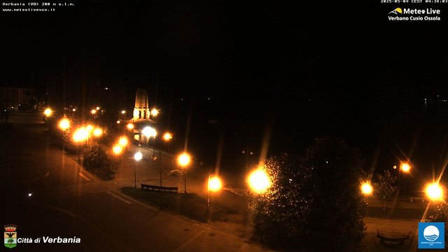 time-lapse frame, Verbania webcam