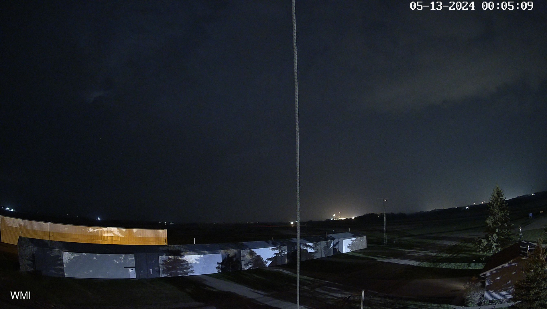 time-lapse frame, Olds Radar North webcam