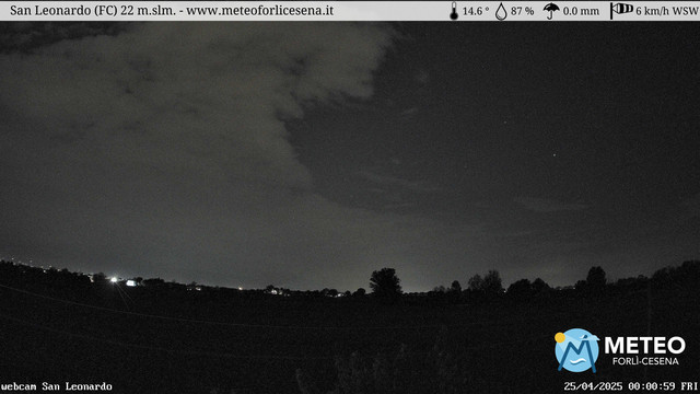 time-lapse frame, San Leonardo webcam