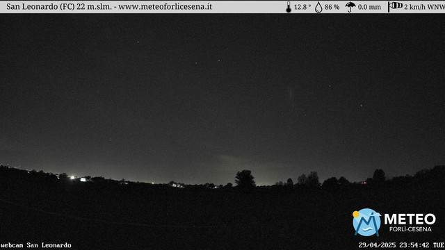 time-lapse frame, San Leonardo webcam