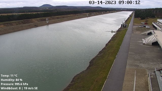 time-lapse frame, Labe Arena Racice webcam