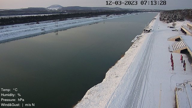 time-lapse frame, Labe Arena Racice webcam