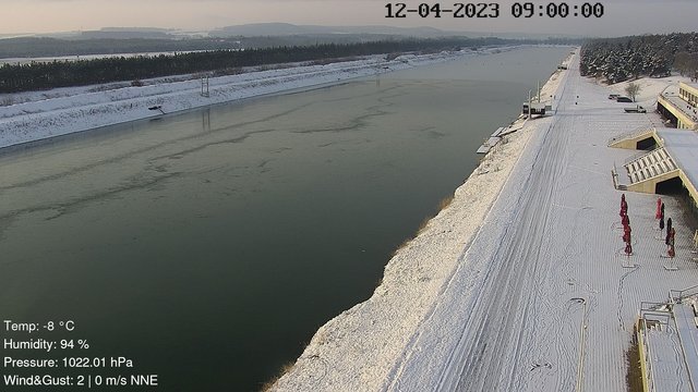 time-lapse frame, Labe Arena Racice webcam