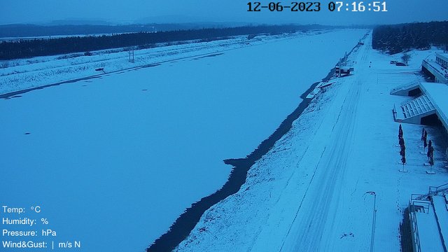 time-lapse frame, Labe Arena Racice webcam