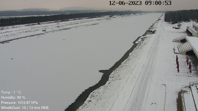 time-lapse frame, Labe Arena Racice webcam