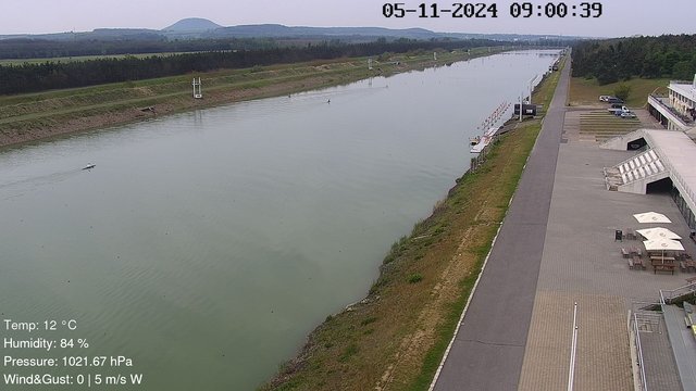 time-lapse frame, Labe Arena Racice webcam