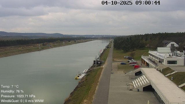 time-lapse frame, Labe Arena Racice webcam