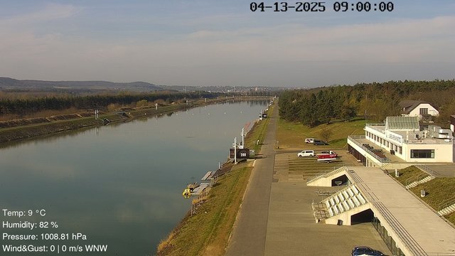 time-lapse frame, Labe Arena Racice webcam