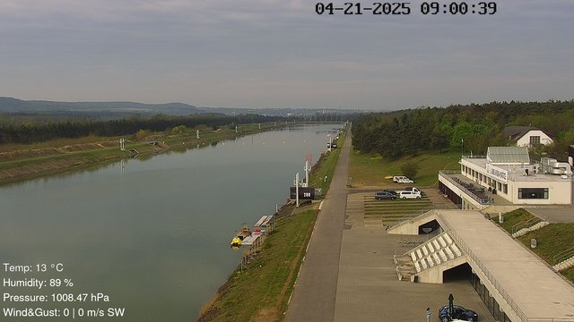 time-lapse frame, Labe Arena Racice webcam