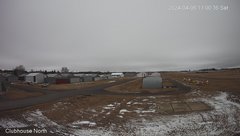 view from North view of Lacombe Airport on 2024-04-06