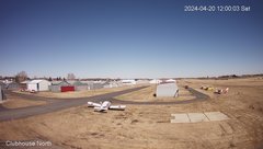 view from North view of Lacombe Airport on 2024-04-20