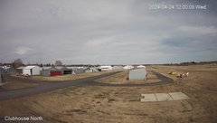view from North view of Lacombe Airport on 2024-04-24
