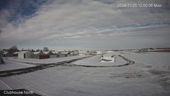 view from North view of Lacombe Airport on 2024-11-25