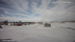 view from North view of Lacombe Airport on 2025-01-13