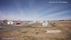 view from North view of Lacombe Airport on 2025-04-28