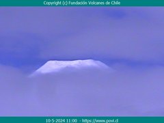 view from Villarrica Volcano on 2024-05-10