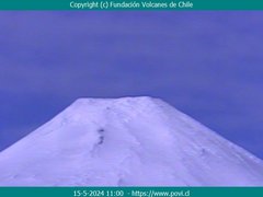 view from Villarrica Volcano on 2024-05-15