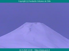 view from Villarrica Volcano on 2024-09-16