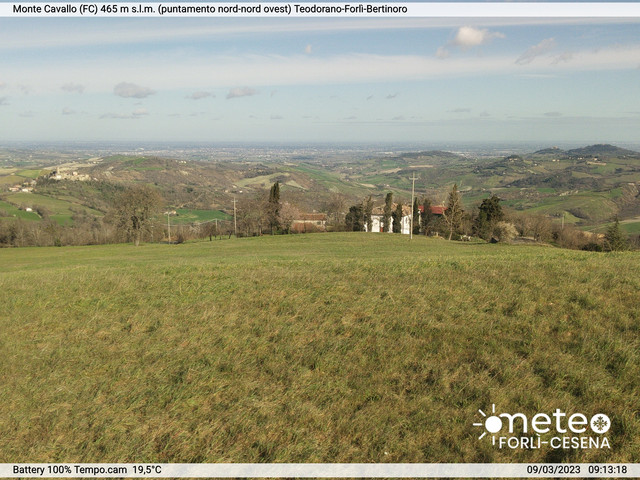 time-lapse frame, Monte Cavallo Nord webcam