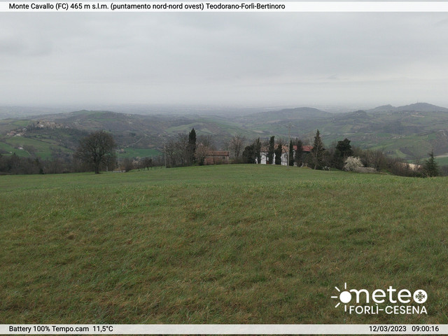 time-lapse frame, Monte Cavallo Nord webcam