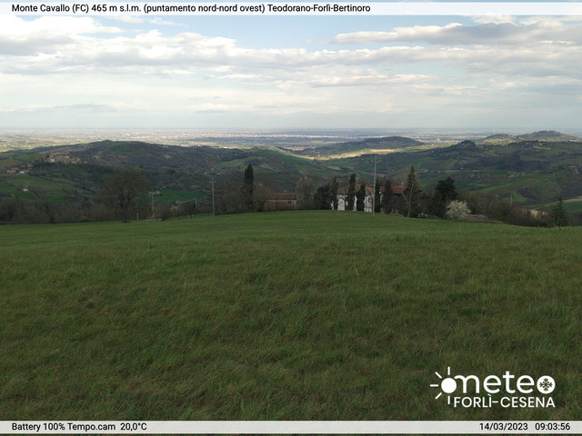 time-lapse frame, Monte Cavallo Nord webcam
