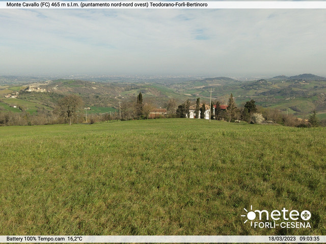 time-lapse frame, Monte Cavallo Nord webcam
