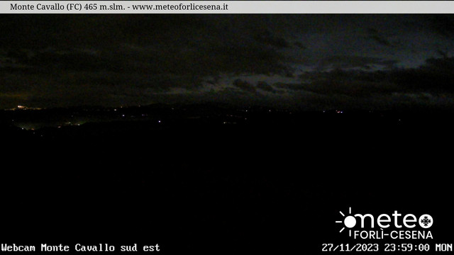 time-lapse frame, Monte Cavallo Nord webcam