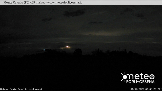 time-lapse frame, Monte Cavallo Nord webcam