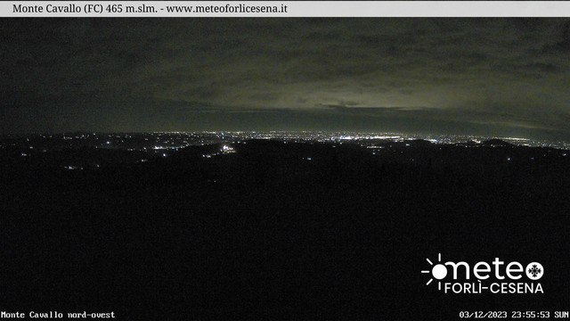 time-lapse frame, Monte Cavallo Nord webcam