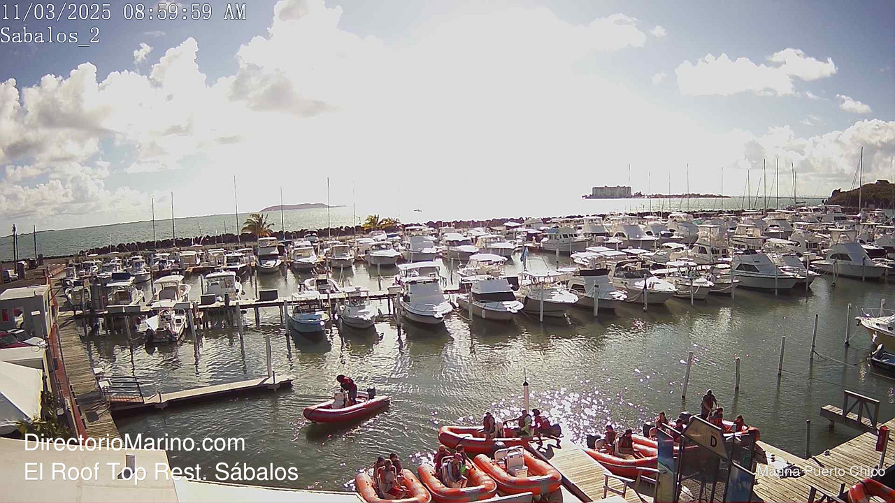 time-lapse frame, PuertoChico webcam